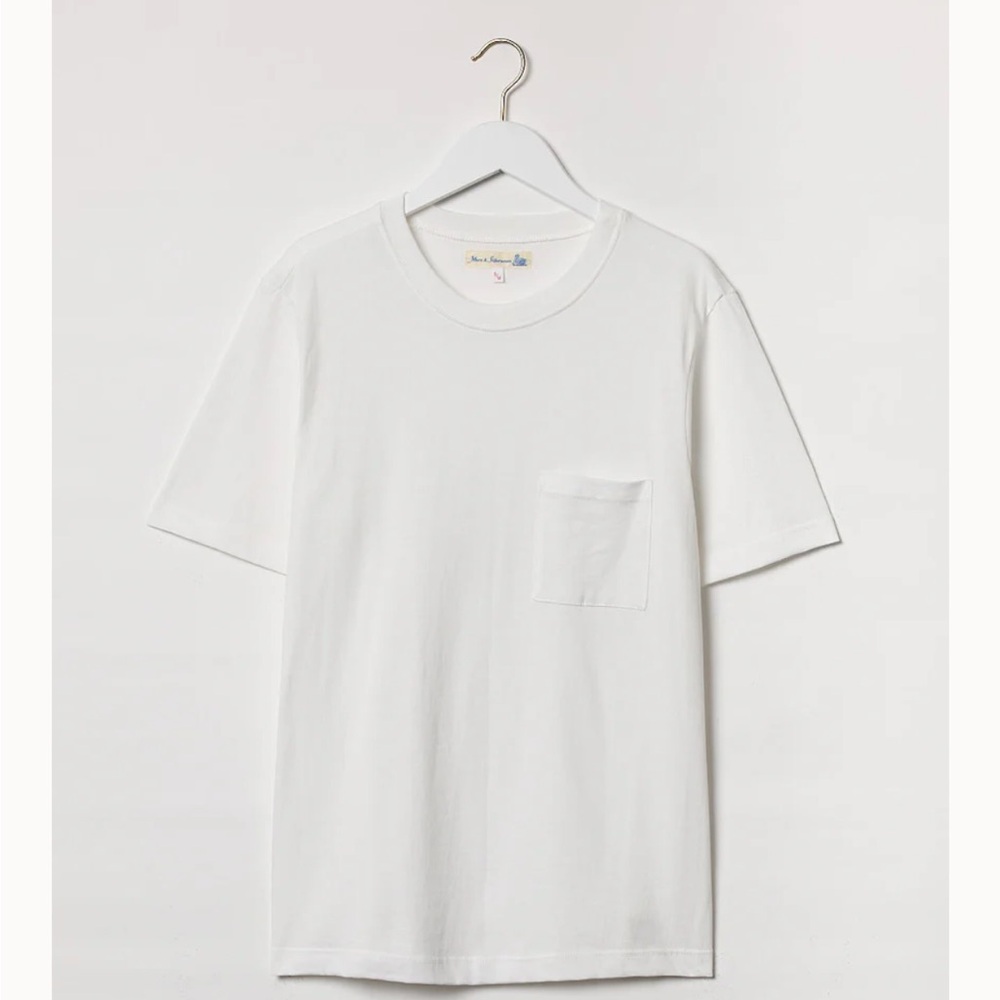Merz b. Schwanen 1940SP LOOPWHEELED RELAXED FIT LIGHTWEIGHT POCKET T-SHIRT (6/L)
